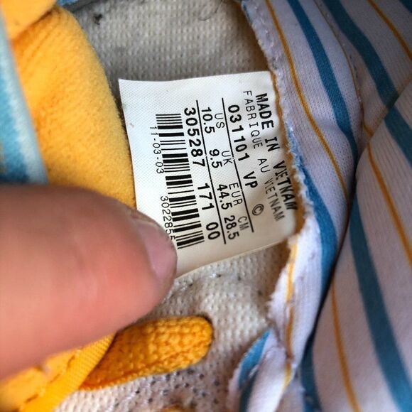 VINTAGE 2003 Nike Dunk High 'Shima Shima' Gold Wave Size 10.5 - Picture 15 of 16